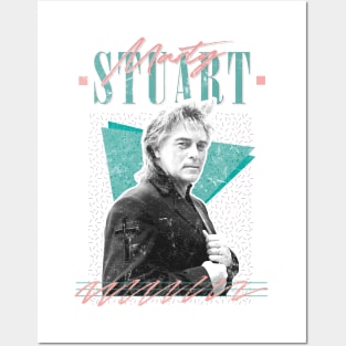 Marty Stuart / Retro Country Fan Art Design Posters and Art